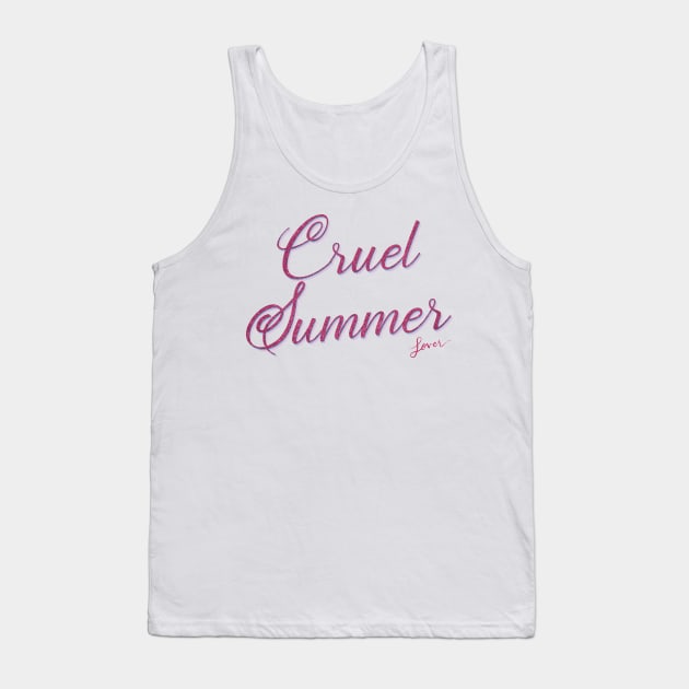 Cruel Summer - Taylor Tank Top by Tandit Store